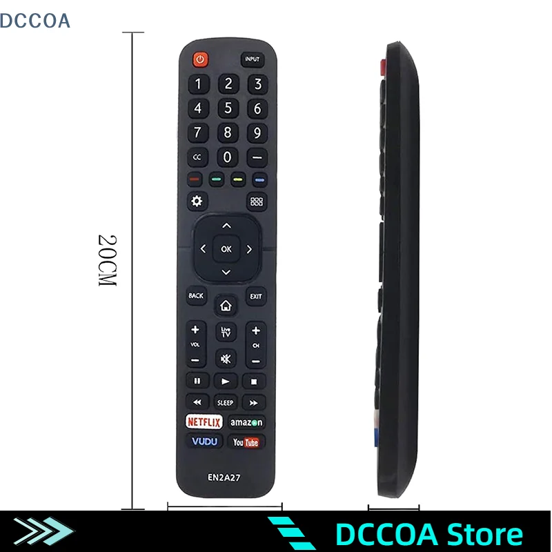 1 Piece For Hisense TV Replacement Universal Infrared Remote Control Compatible With All High-definition Android Smart TVs - Imagen 6
