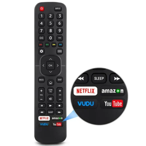 Universal Remote Control for Hisense TV 4K LED HD UHD Smart TVs Replacement EN2A27 EN2A127H EN2A27HT (Not for fire & roku TV)