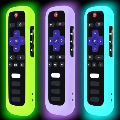 Suitable for Roku remote control cover anti slip and anti drop TCLRC280 luminous silicone protective cover