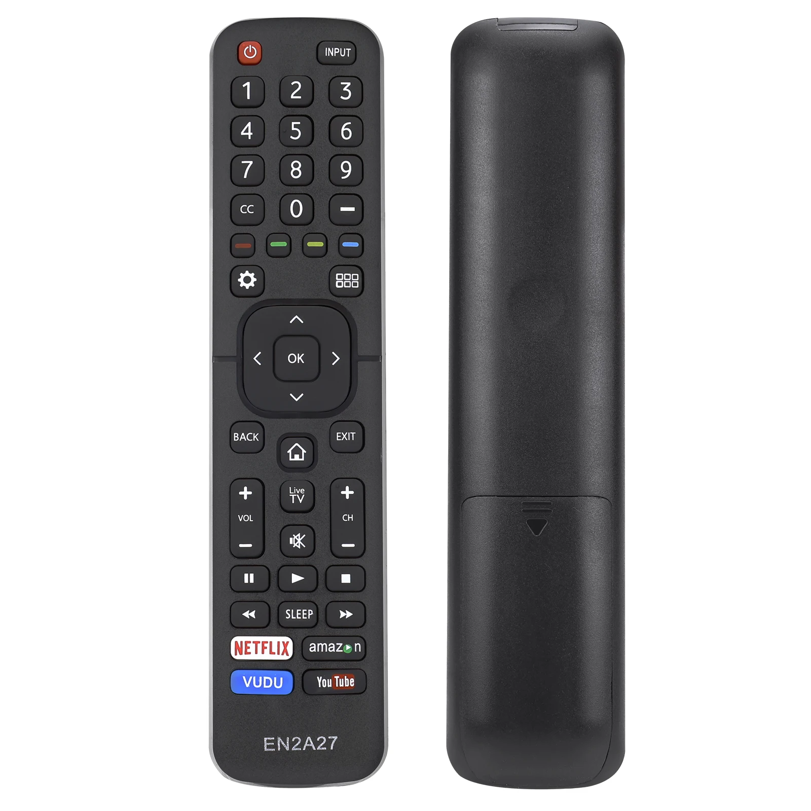 Universal for Hisense-TV-Remote, EN2A27 Remote Compatible with All Hisense 4K LED HD UHD Smart TVs