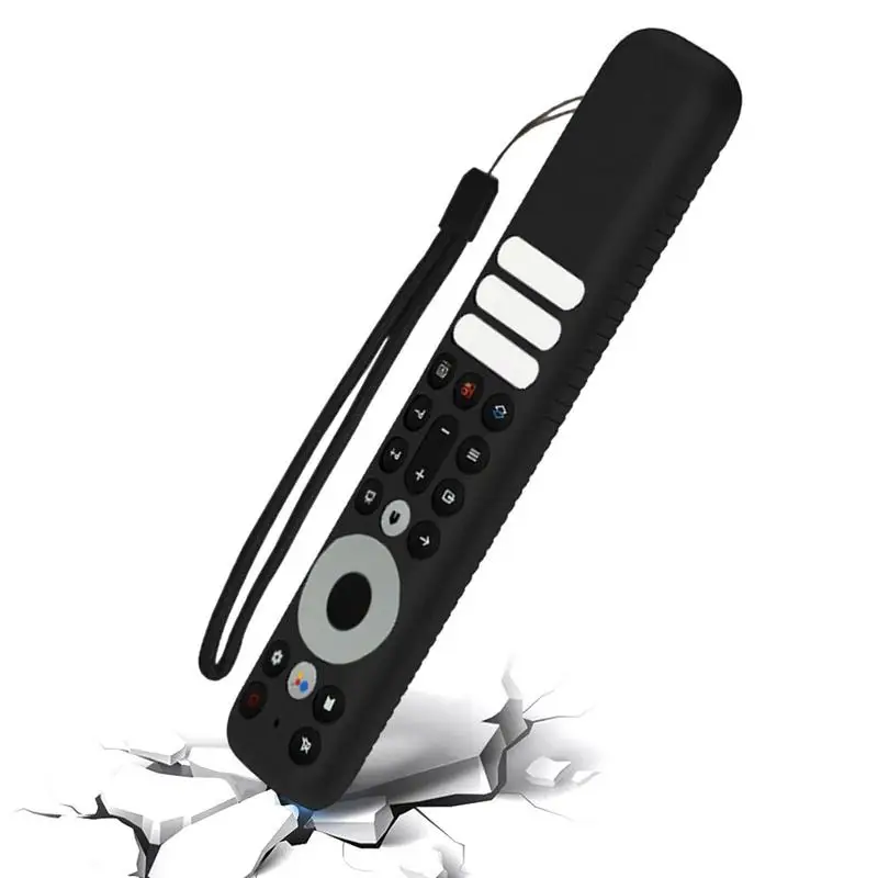 Silicone Remote Case Anti-Slip Protective Controller Sleeve Skin Shockproof TV Remote Control Case for TCL RC902V - Imagen 3