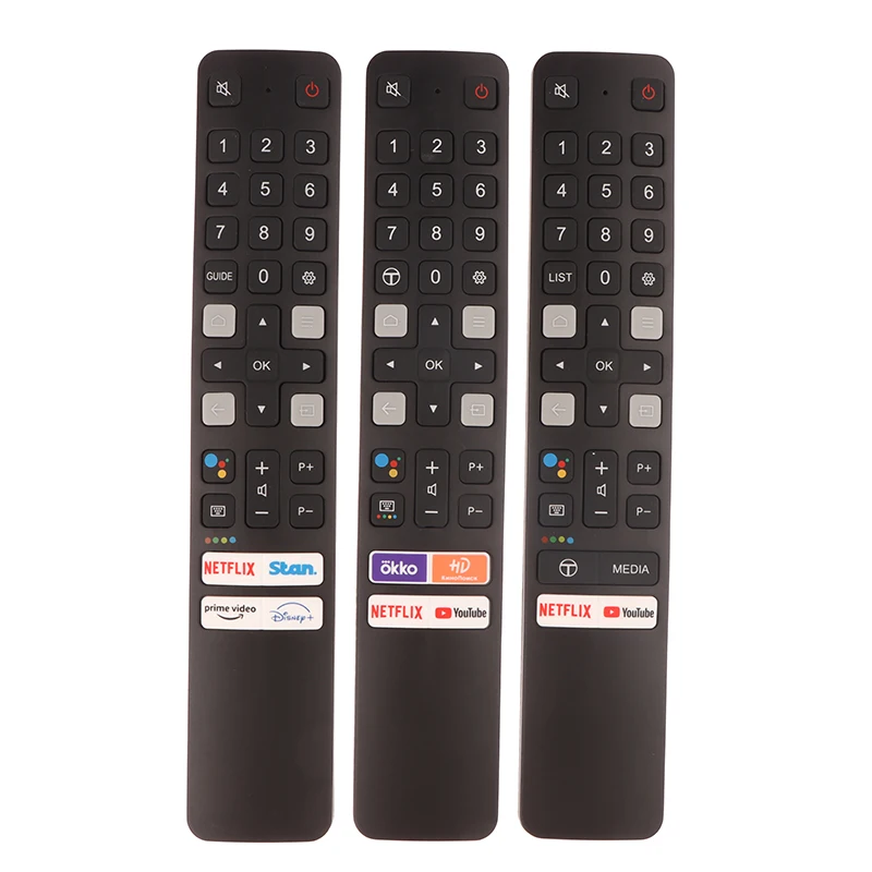 1 Piece DIY Accessories For TCL Android 4K LED Smart TV Bluetooth Voice Remote Control RC901V FAR1 FMR1 FMR8
