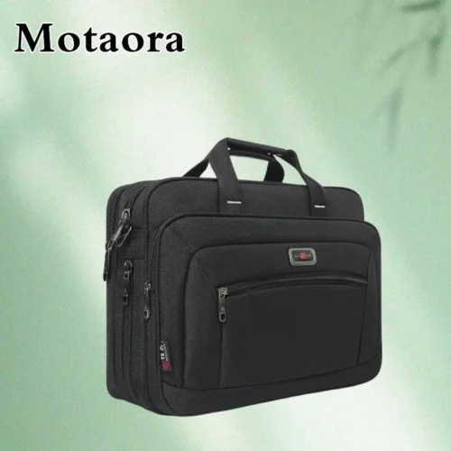 15.6" Laptop Bag Large Capacity Waterproof Business Briefcase Messenger Shoulder Bag for Men Women Travel Work Office Commuter