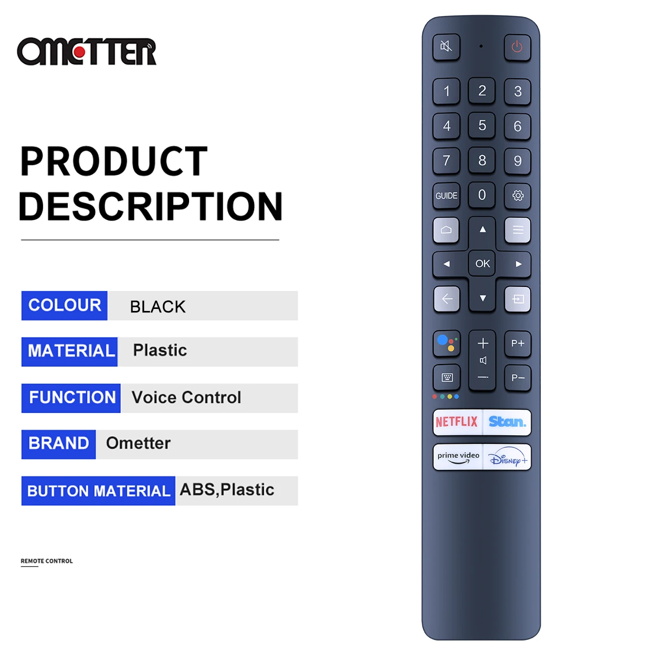 New RC901V FAR1 Voice Remote Control For TCL Android LED 4K Smart TV C725 C727 C735 C825 P725 Series - Imagen 4