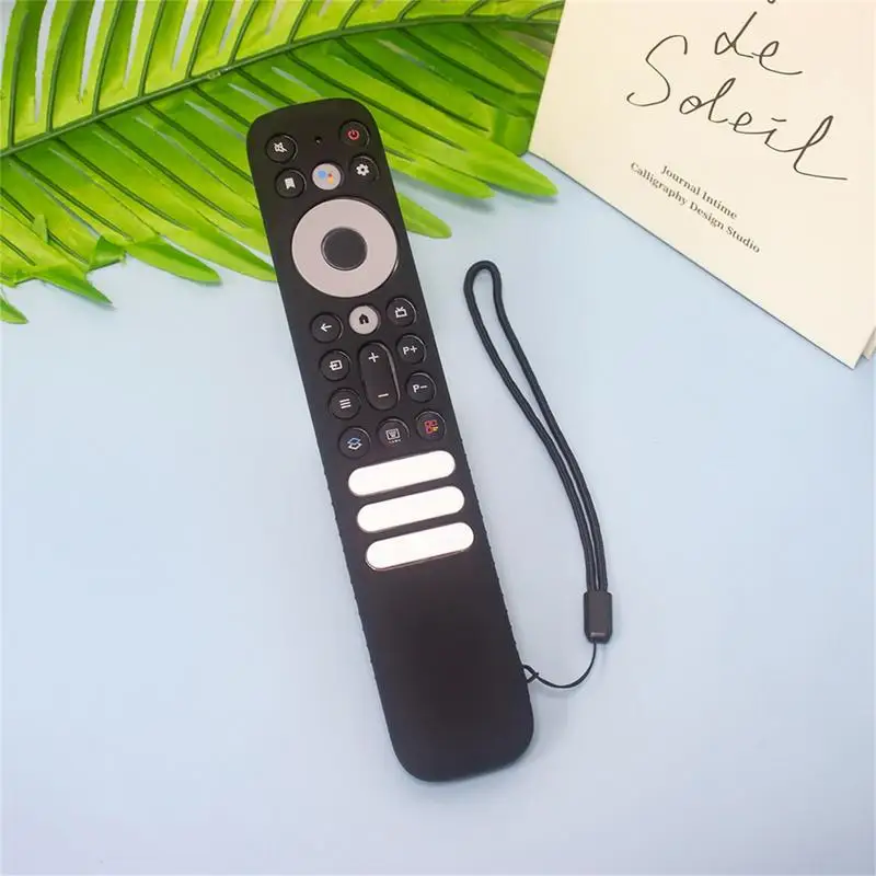Silicone Remote Case Anti-Slip Protective Controller Sleeve Skin Shockproof TV Remote Control Case for TCL RC902V - Imagen 4
