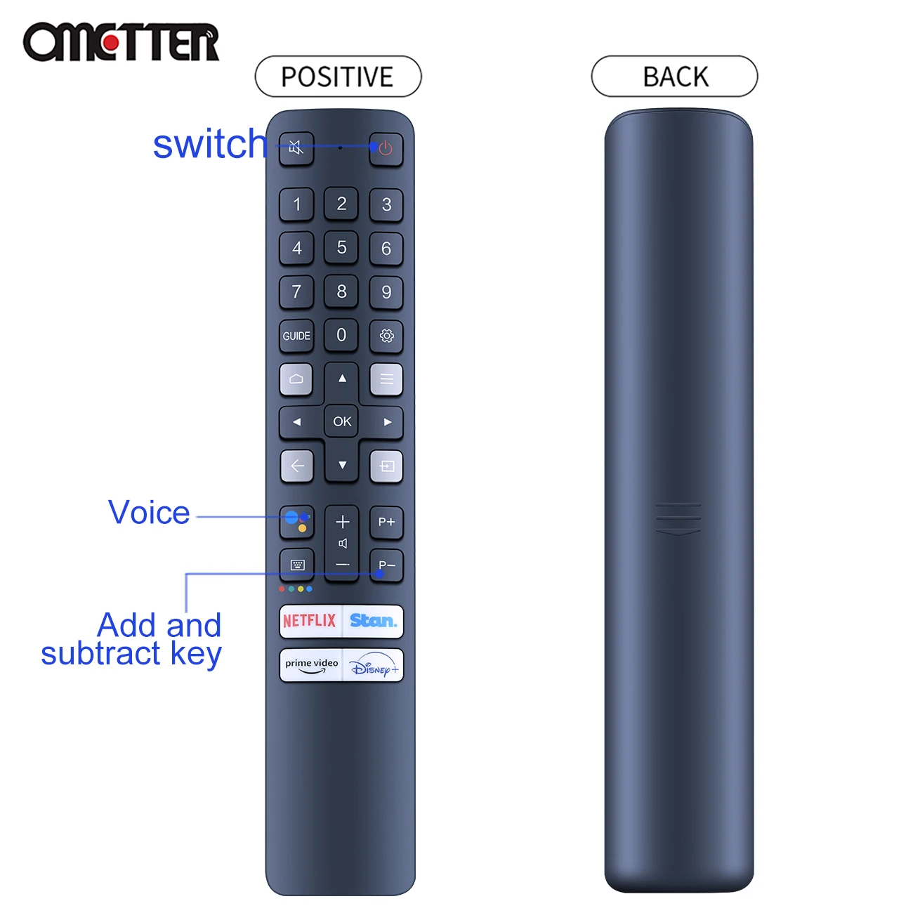 New RC901V FAR1 Voice Remote Control For TCL Android LED 4K Smart TV C725 C727 C735 C825 P725 Series - Imagen 5