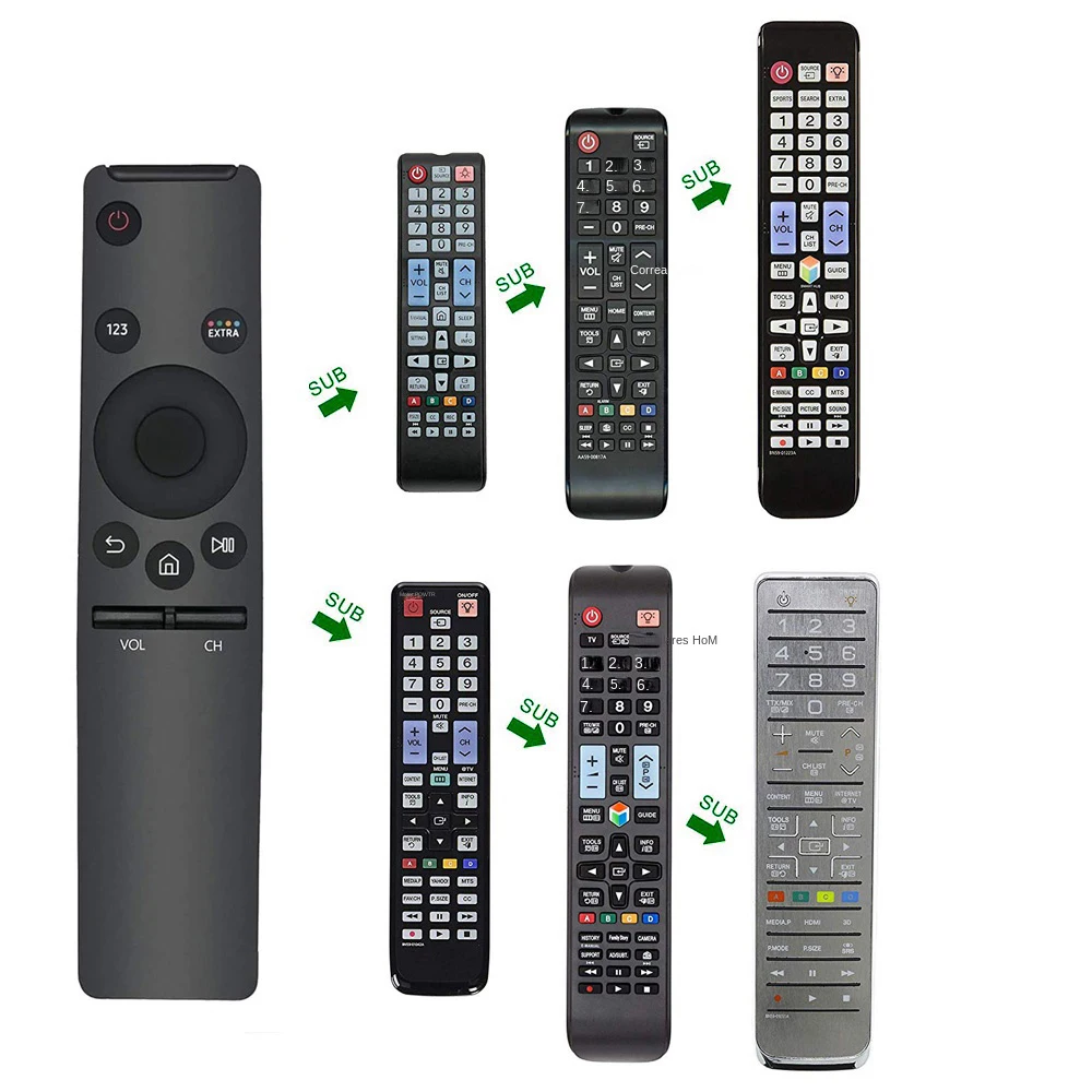 TV Remote Control Replacement For Samsung 4K HD Smart Player Black 433mhz TV Controle Remoto BN59-01242A BN59-01265A BN59-01310 - Imagen 5